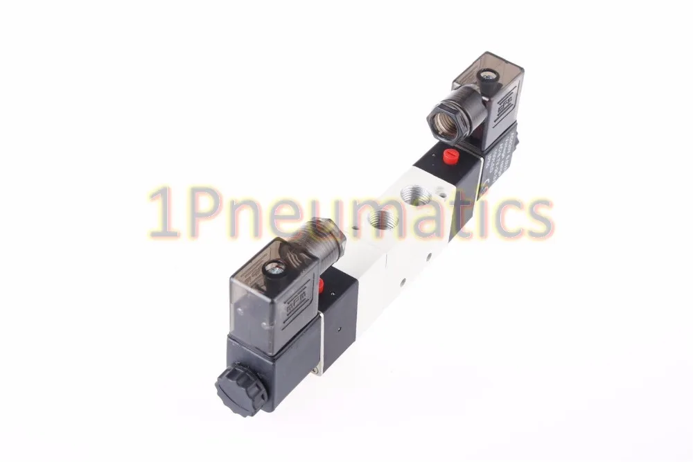 

Free Shipping 1x 4V230E-08 5Ports 3Position Dual Solenoid Pneumatic Air Valve 1/4" BSPT AC220V,DC12V,DC24V or AC110V