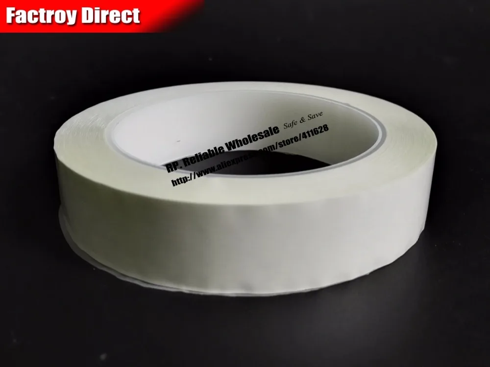 100mm-66m-single-face-adhension-isolated-mylar-tape-for-lithium-ion-battery-fasten-white