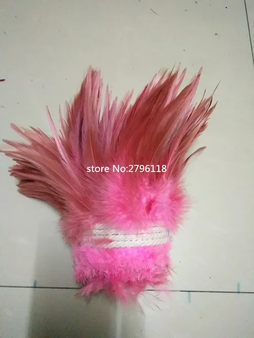 50 PCS Natural Colourful Rooster Feathers Fly Tying Bulk Feathers Christmas Decorations For Home Wedding New Year Cosplay Sale