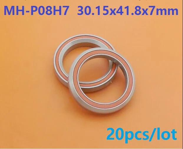 20pcs MH-P08H7 30.15x41.8x7 mm deep groove ball bearing for bicycle bottom bracket bearing 30.15*41.8*7