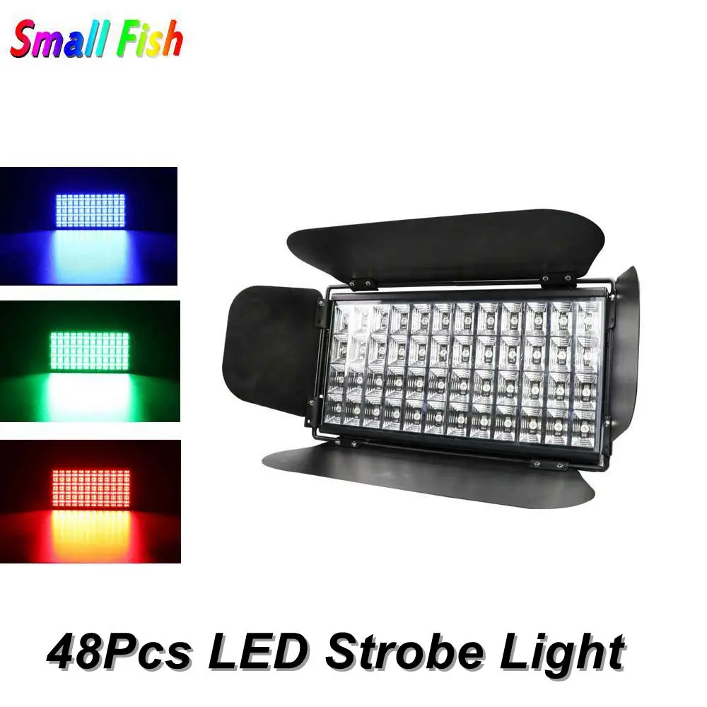 

48 LEDS Strobe Light For Dj Disco Party Flash Light For Stage Club Light RGB Color Mixing Blinder Effect Dj Laser Lights Club