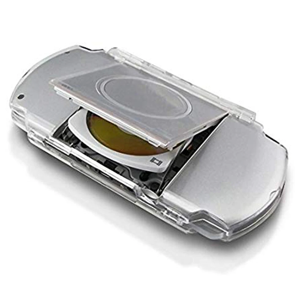 XRHYY 1 Piece Silicone New Brand Insten Clip on Crystal Case Compatible With Sony PSP 2000 3000 Clear