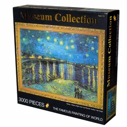 Grownups 3000 pieces challeng puzzle oil painting Puzzle 3000 piece  Home decoration collection toys Gift