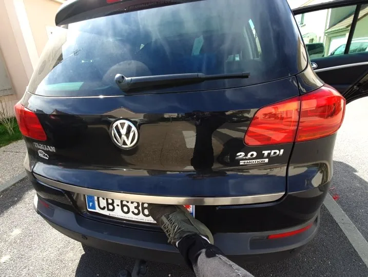 4pcs/set Fit for Tiguan 2012 2013 2014 2015 2016 ABS Chrome Matte trim inner door armrest decoration cover trim Styling