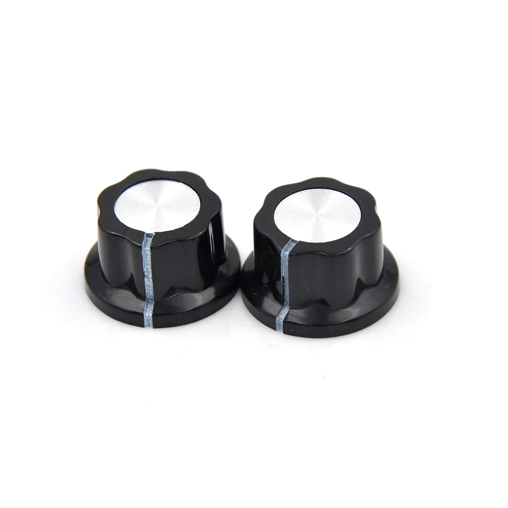 10pcs Diameter 20MM Black MF-A01 Bakelite Potentiometer Potentiometer Knob Cap