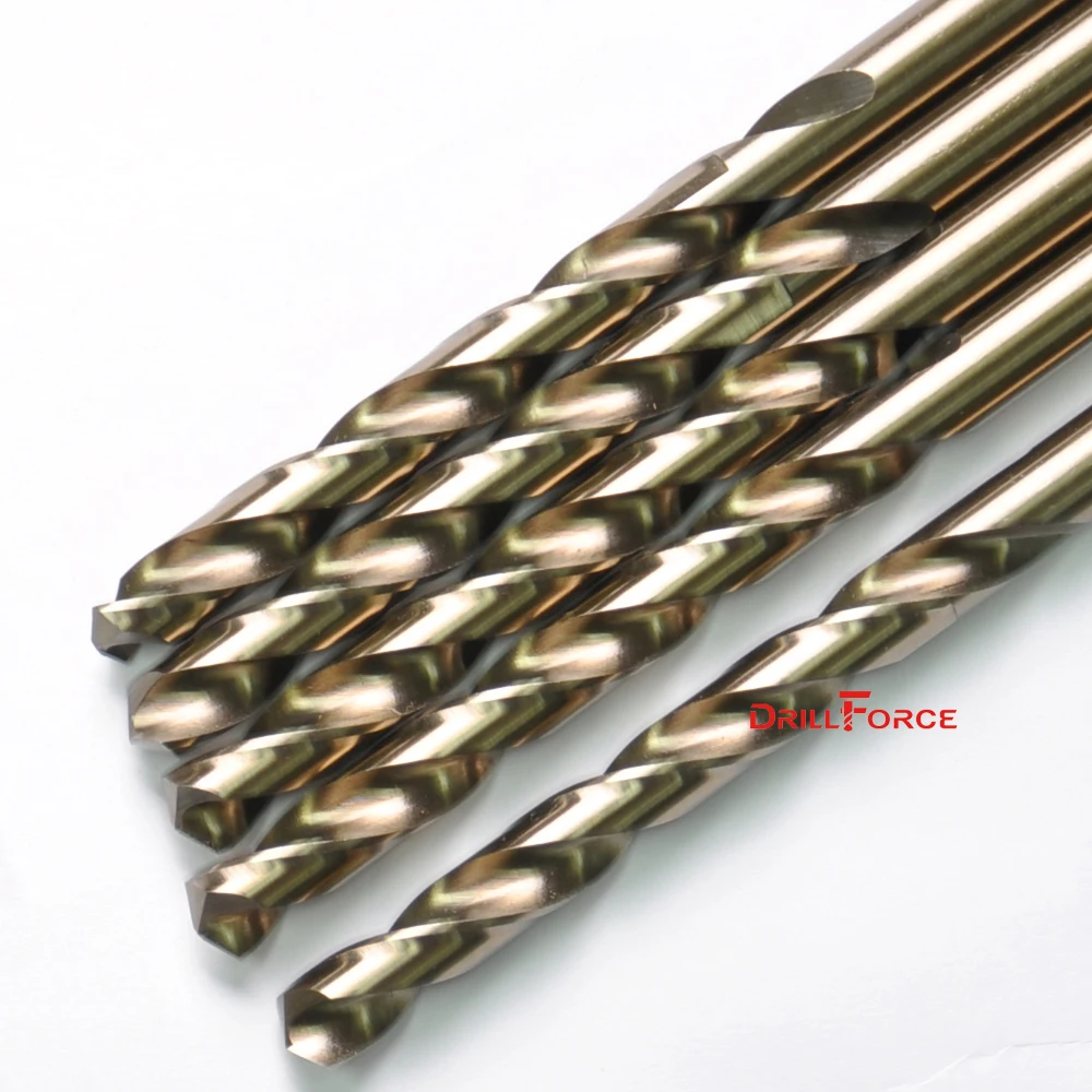 5PCS 7mm-13mm M35 HSS-CO punta elicoidale del cobalto s HSS punta elicoidale per acciaio inossidabile (7/7.5/8/8.5/9/10/10.5/11/11.5/12/12.5/13mm)