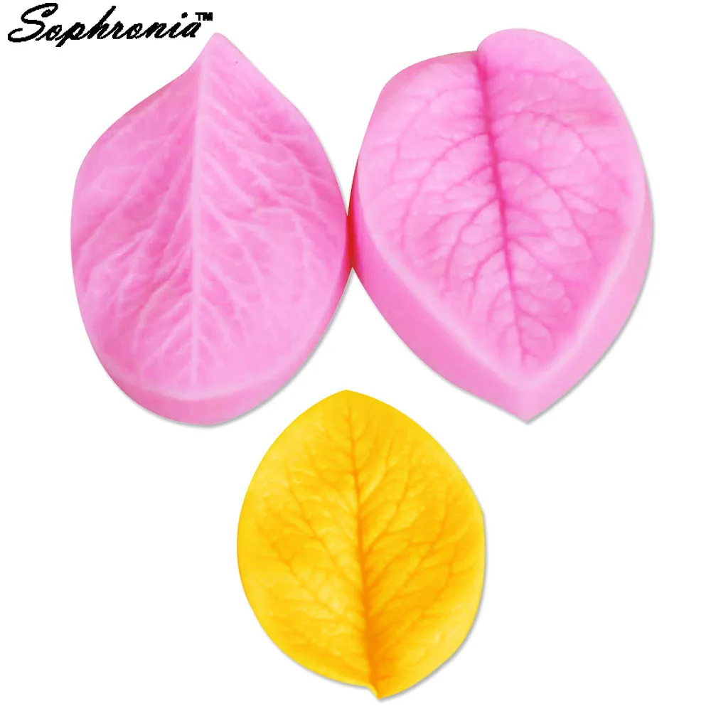 Rose Leaf Silicone Molds Craft For Chocolate Candy Jelly Moulds Baking Pastry Home and Kitchen Baking Accessories and Tools m450