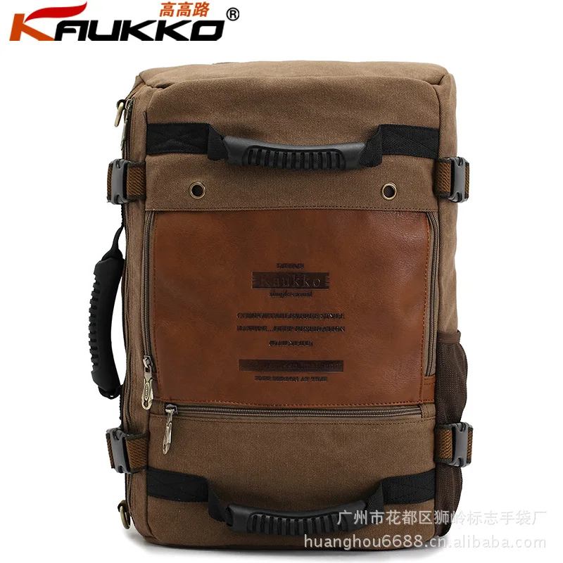 KAUKKO Brand Travel Large Capacity Casual Backpack Male Luggage Shoulder Bag Computer Backpacking Men Functional Versatile Bags