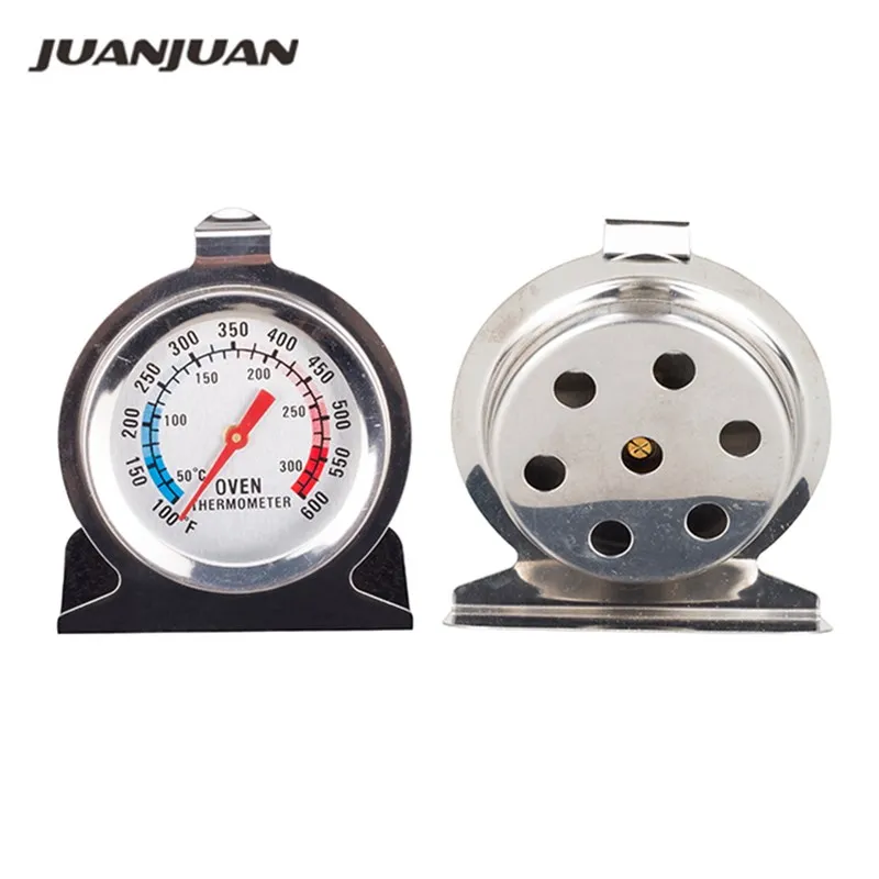 Stainless Steel Food Meat Temperature Stand Up Dial Oven Thermometer Gauge Gage Large Diameter Dial Kitchen Baking Supplies