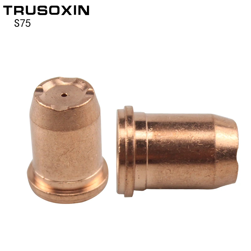 

Electrode PR0117 10pcs 1.0MM/1.2MM Nozzle PD0114 for S75 Cutting Torch Plasma Cutting Consumables