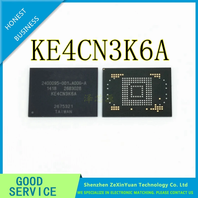 

KE4CN3K6A BGA-169 EMMC4.5 8GB Memory (1 pieces/lot)