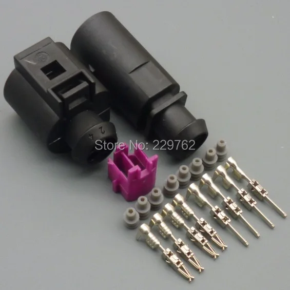 1PCS 4 pin 4B0973812 4B0973712 Automotive Connector 1.5mm Waterproof Pressure Water Temperature Sensor Plug For VW Audi