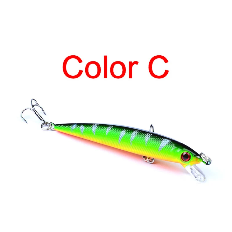 1pc High Quality Minnow Fishing Lures 90mm 11g Crankbait Fishing Wobblers 3D Eyes Artificial Hard pesca Bass tackle 30