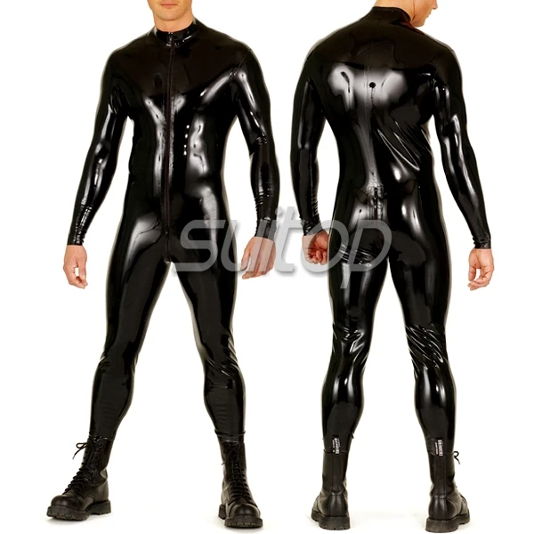 Latex tight sexy clothing leotard in 0.6mm thickness sexy men suit SUITOP