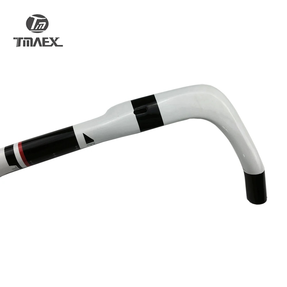 White carbon handlebar for road bike, road bike parts, bike parts, 380/400/420/440mm