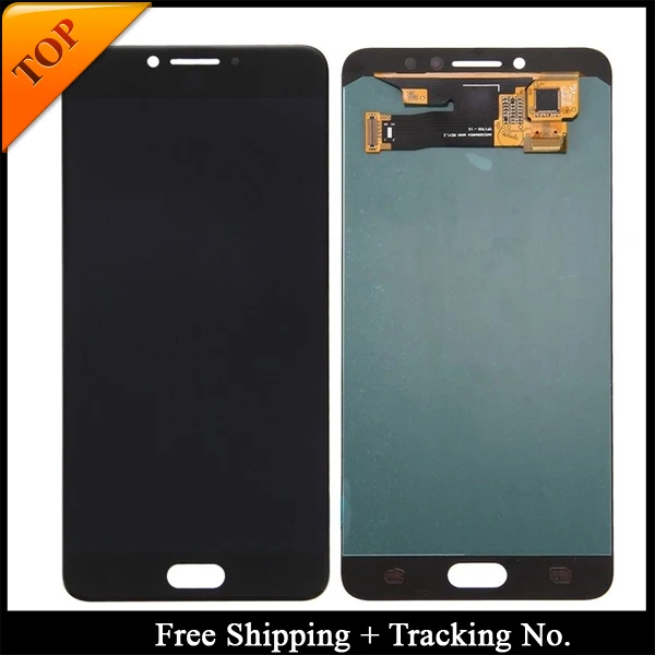 100% tested Super AMOLED For Samsung C7 PRO LCD Galaxy C7 Pro C7010 Display LCD Screen Touch Digitizer Assembly