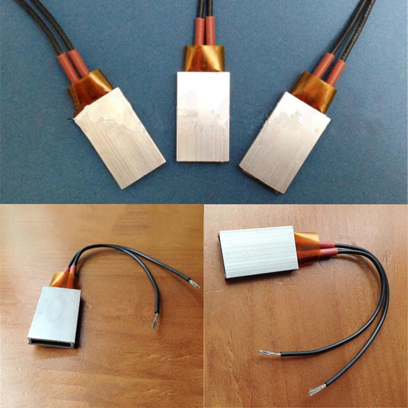 12V AC DC 50W Thermostat PTC Heating Element Constant Temperature Heater Plate