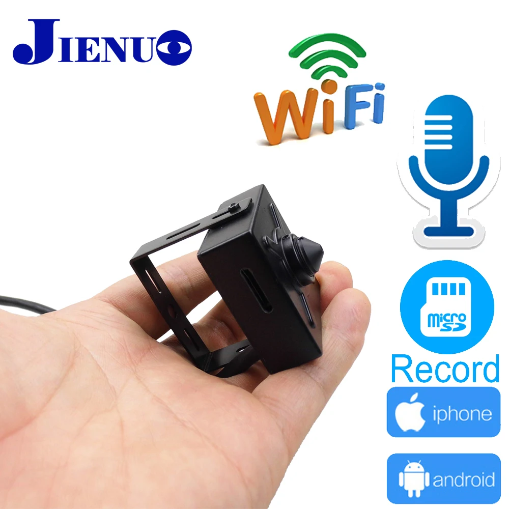 

mini ip camera wifi 720P 960P 1080P CCTV Security Surveillance Support Audio Micro SD Slot Ipcam Wireless Home Small Cam JIENUO