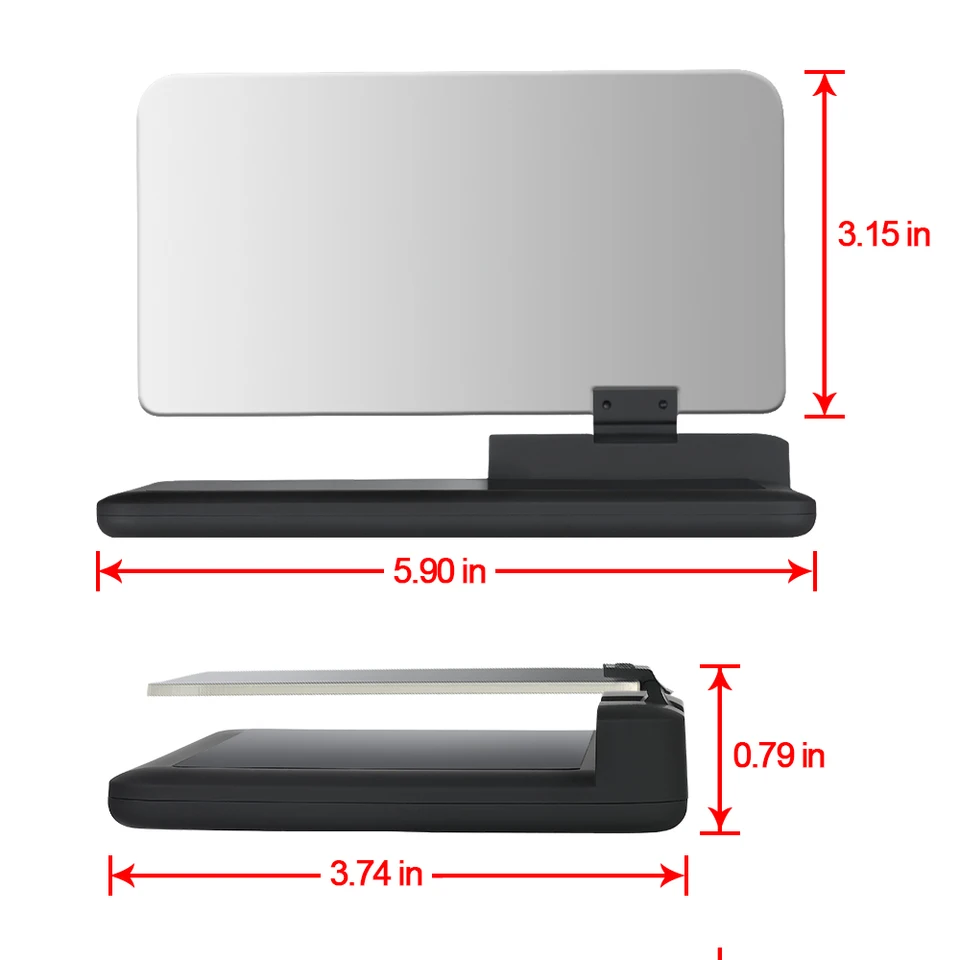 Qiilu HUD GPS Compteur de vitesse HUD, véhicule GPS HUD de voiture Qiilu HUD GPS Compteur de vitesse HUD, véhicule GPS HUD de voiture