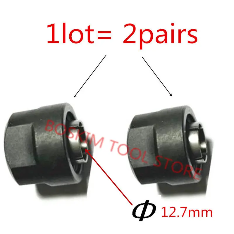 Haste adaptador cnc ferramenta de roteador pinça cone porca 1/2 \