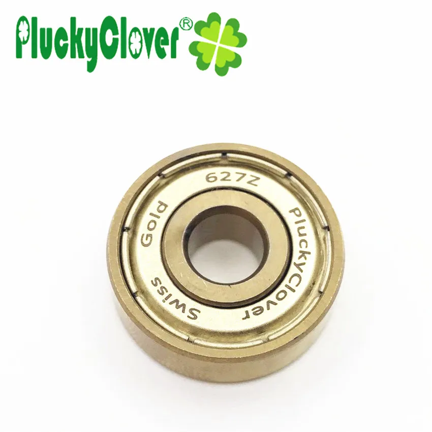 8pcs Golden 627z Bearing Swiss 7x22x7mm Abec9 Gcr15 Quad Skate Artistic Skates Shoe Derby Roller Hockey  Rollerski Bearing 627z
