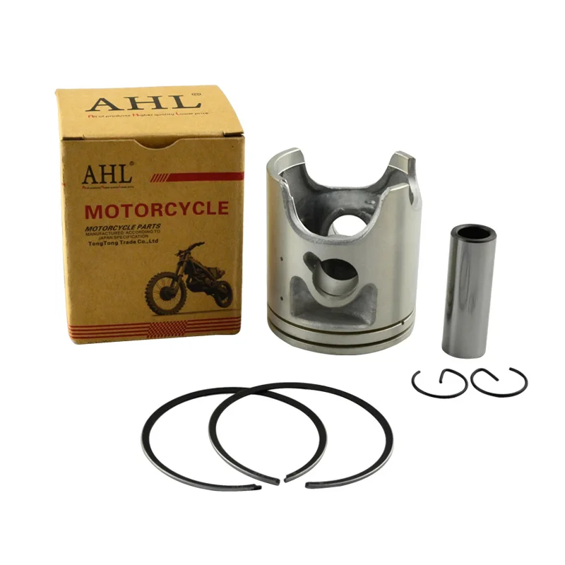 AHL Bore Size STD 56.4 mm/ +25 56.65mm/ +50 56.9 mm Motorcycle Piston & Ring & Clip Kit For YAMAHA TZR125 R1-Z R1Z DT125R