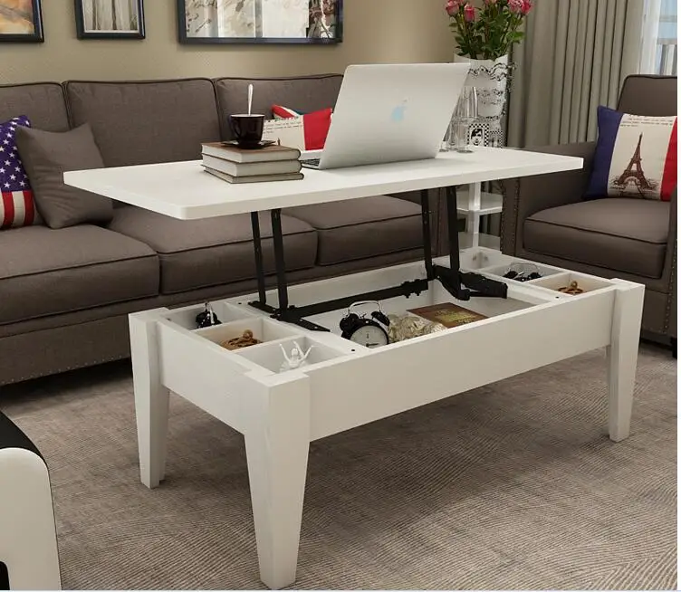 Peut soulever la table de table. Multifonction. Table pliante,