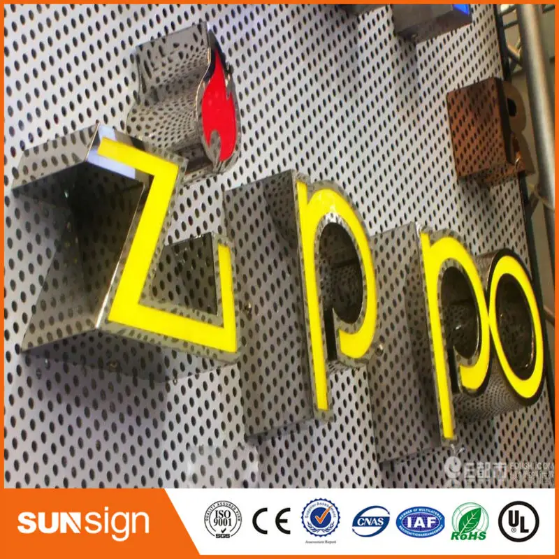 Groothandel Koffie Winkel Decoratieve Advertising Rvs Led Teken Letters