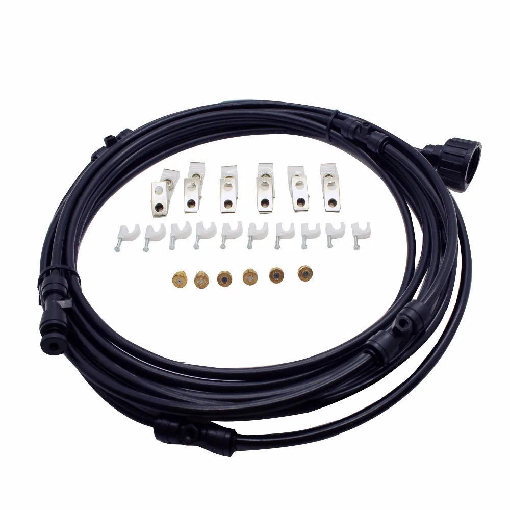 

12M (40feet) Water Irrigation System 1/4'' Automatic Micro Home Drip Irrigation System Sprinkler for Watering Flowers