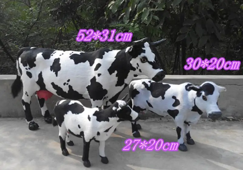 

Dairy cow toy polyethylene & furs handicraft,decoration toy Christmas gift d440