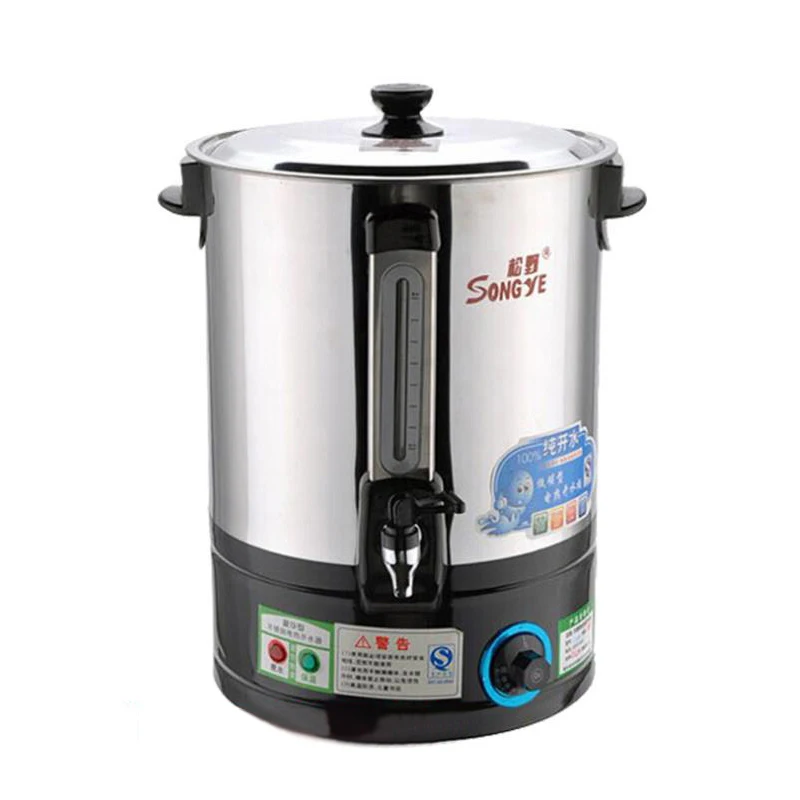 

Commercial Electric Hot Water Bucket Stainless Steel Insulation Boiling Tea Heater Large Capacity