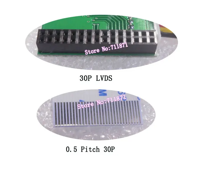 HSD101PWW2 płyta adaptera LVDS 0.5mm 30-pinowa FFC fpc LVDS płytka uniwersalna 0.5 Pitch 30 P FFC LVDS złącze HSD101PWW2 FFC LVDS