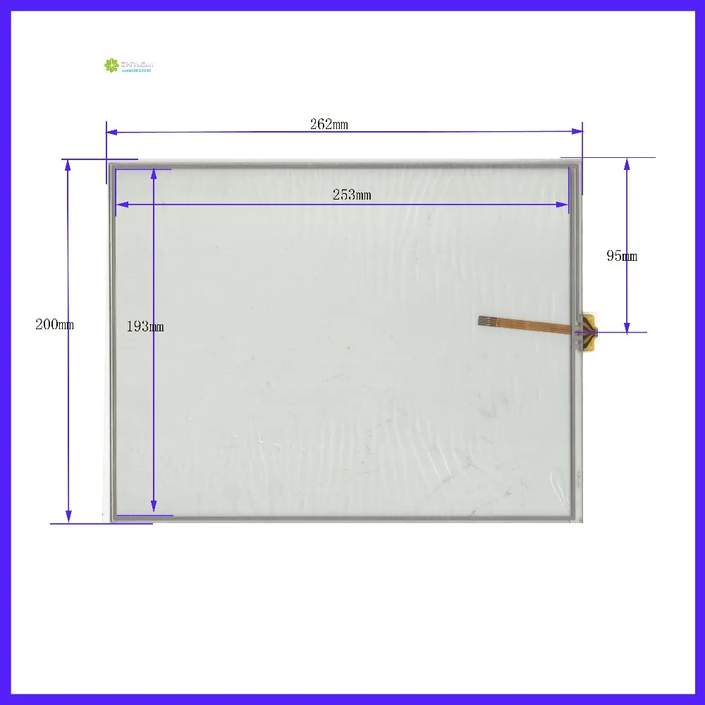 ZhiYuSun 262*200  4line 12.1inch Touch Screen glass 262mm*200mm touchsensor  touchglass digitizer