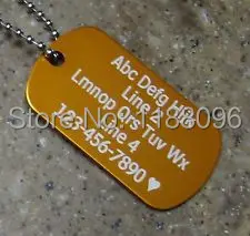 PERSONALIZED Dog Tag cheap Wording dog tag low price Custom Laser Engraved dog tag