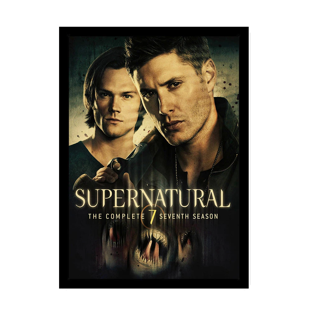 Supernatural Poster Jensen Ackles Vintage Posters and Prints Kraft Paper Bar Room Home Decor Wall sticker