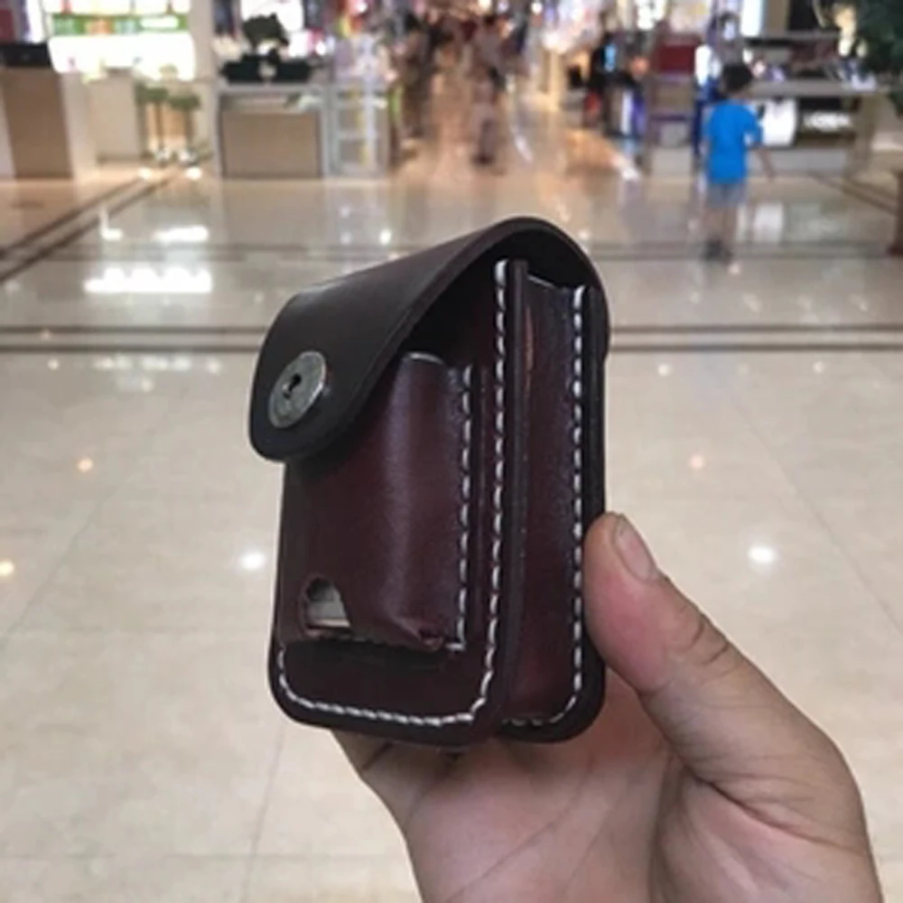 DIY leather craft cigarette and fire lighter bag knife cutting mould template set