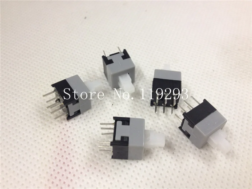 [BELLA]Self-locking switch. Six feet .. 8.5mmX8.5mm locking--100pcs/lot