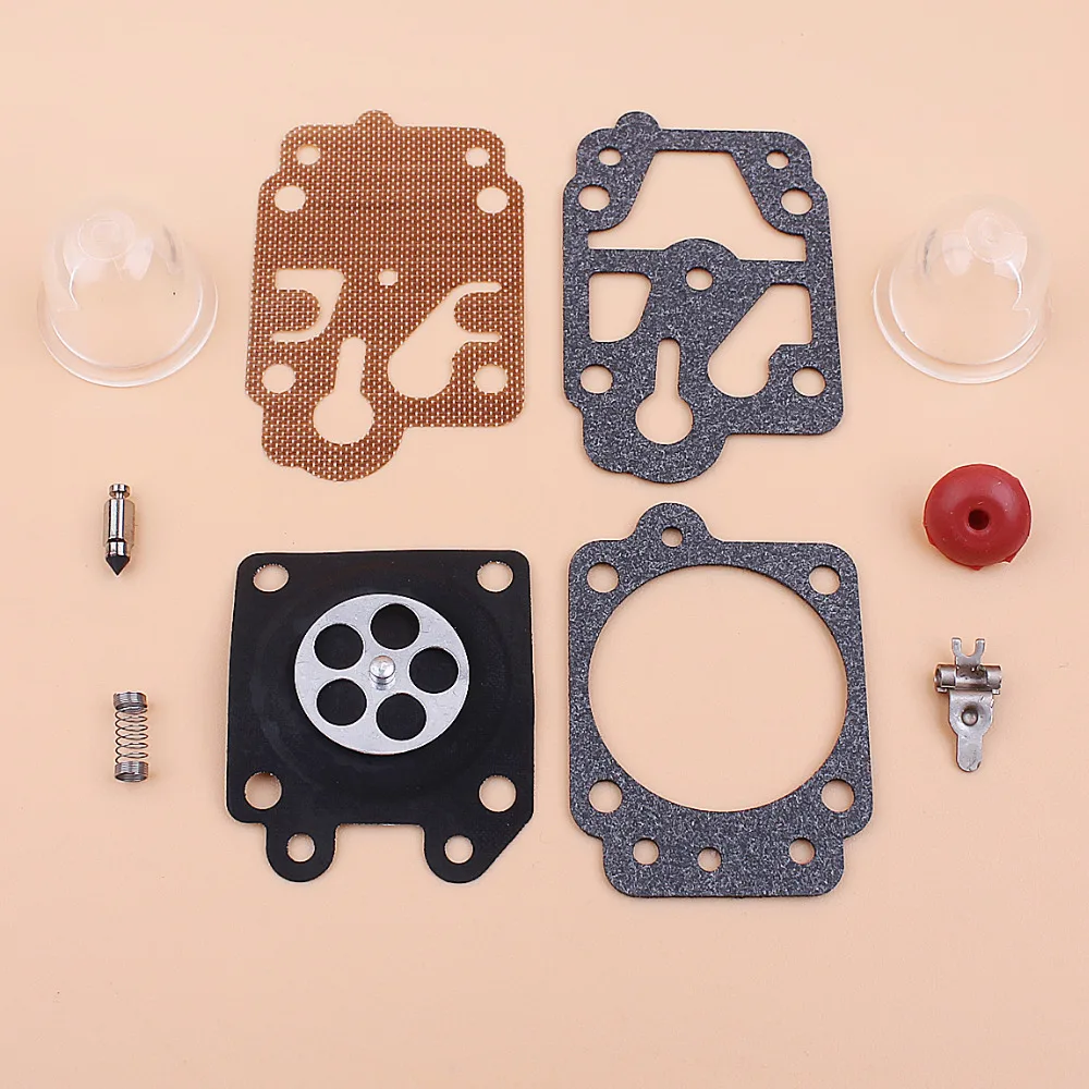 Kit de carburador para desbrozadora, 43CC, 52CC, 40-5, 44F-5, 34F, 36F, 139F, Mitsubishi TL33, TL43, TL52, CG260, CG330, CG430, CG520, 5 unidades