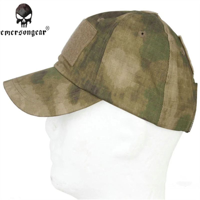 EMERSON tactical Baseball Cap  Cap Anti-scrape Grid Fabric camouflage atfg EM8708 Hunting Caps