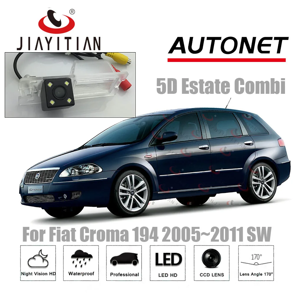 

JiaYiTian Rear View Camera for Fiat Croma 2 2007 2005~2011/CCD Night Vision Reverse camera license plate camera backup camera