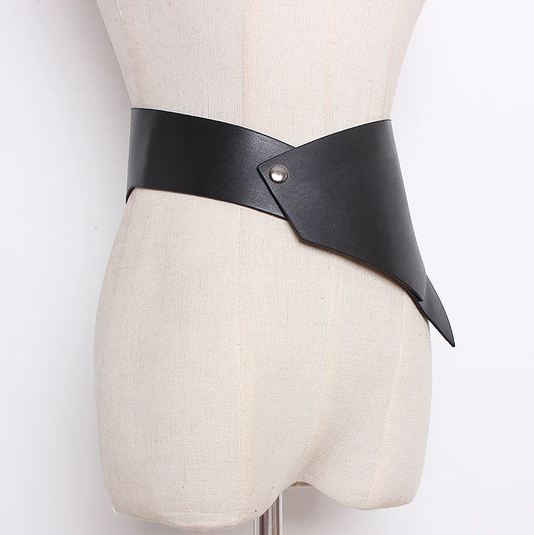 المرأة الصلبة بو الجلود فستان Cummerbunds الإناث خمر الكورسيهات حزام الخصر أحزمة الديكور واسعة حزام R1232