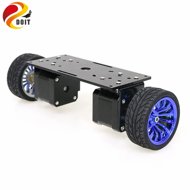 

2wd Two Rounds of Self-balancing Stepper Motor Car Two-wheel Balancing Car Smart Car Chassis Kit