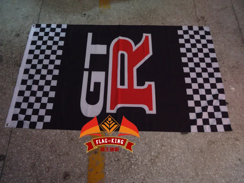 

nisan GT R car Flag ,3x 5ft Polyester,flag king,nisan GT R banner