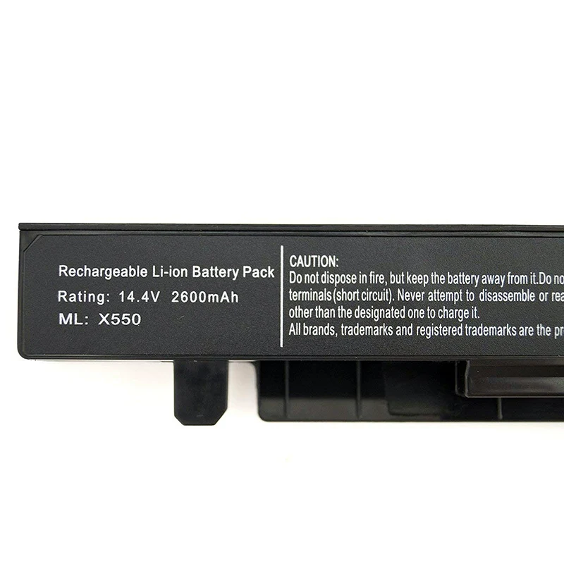 A41-X550 A41-X550A 4Cell 2600mAh 14.4V Battery For Asus X550 X550C X550B X550V X550D X450C X452 A450C K550L F552C F552VL
