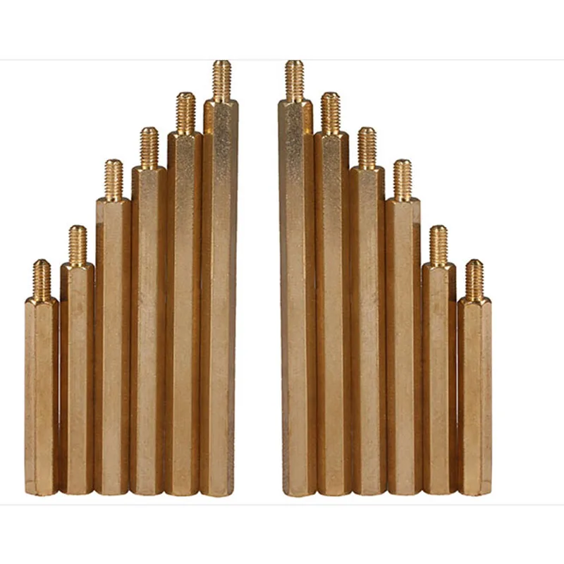 Colonna di rame M4 Singola Testa di Rame Esagonale Colonna Colonna di Rame Vite Esagonale Lsolation Colonna Colonna di Sostegno M4 Rame Co