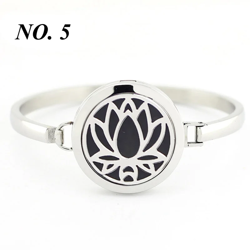 30MM magnetic bracelet stainless steel aromatherapy essential oil diffuser bracelets for women (Free with 5pcs Felt Pads)