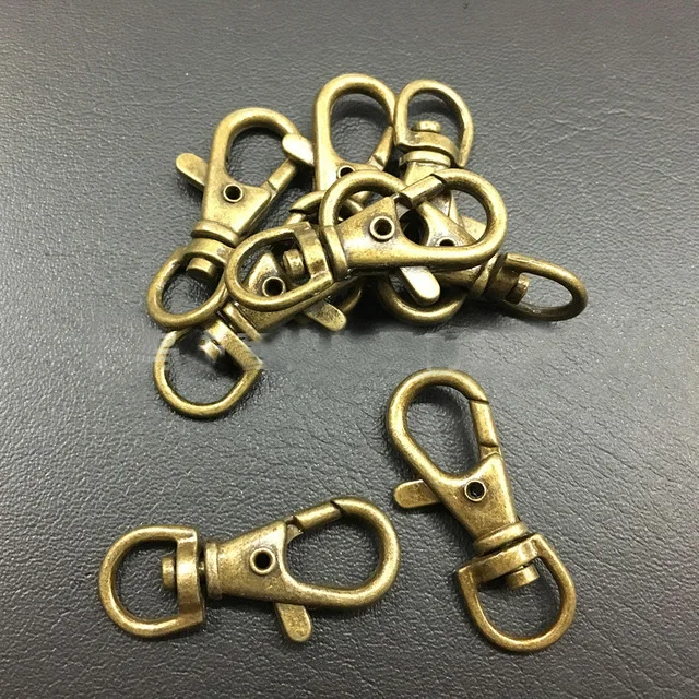 

Hot 500pcs/lot Antique Bronze Swivel Clips, Bronze Key slieve Key Clasp in Good Quality Great to Make Key Chain