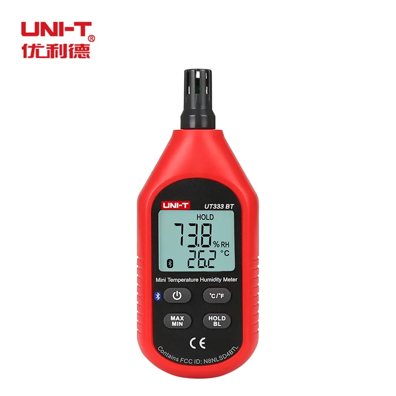 

UNI-T UT333BT Bluetooth Mini LCD Digital Air Temperature Humidity Meter Thermometer Hygrometer Gauge Tester UT333 Upgrade