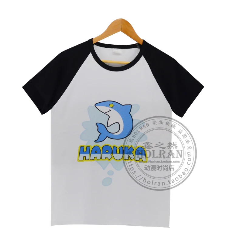 Free! - Iwatobi Swim Club Haruka Nanase Cosplay Top T-Shirt tee Makoto Tachibana