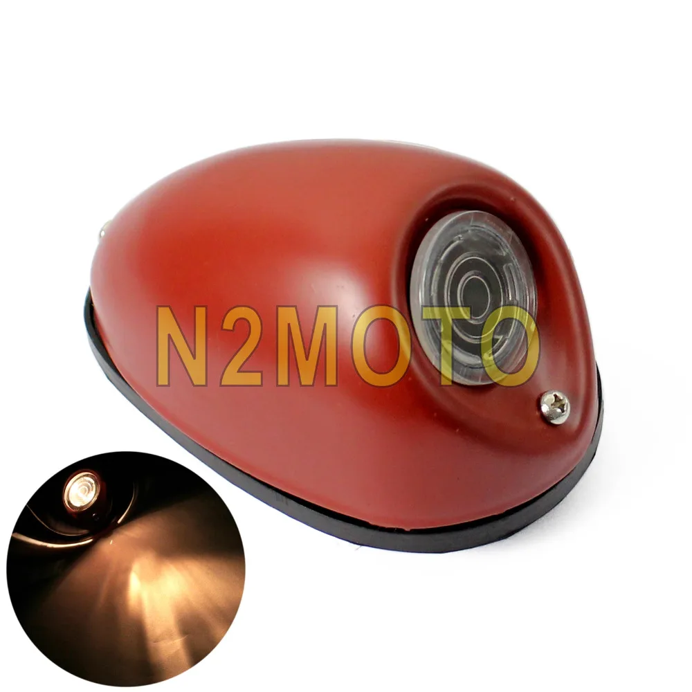 Motorcycle Side Fender Mount Car Caution Light Front Sidecar Light for BMW Zündapp DB DS DBK KS KS750 R12/R75/R51/R61/R66/R71